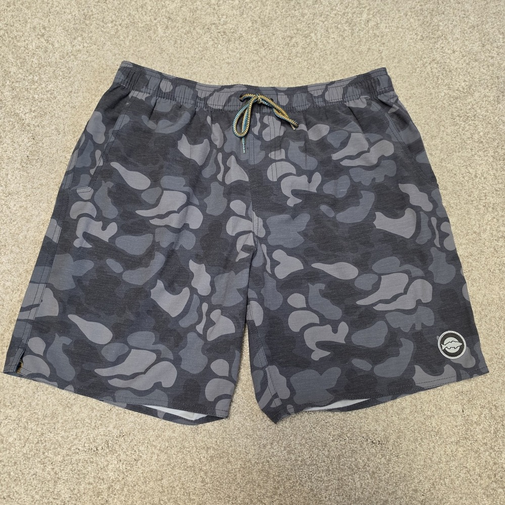 Marsh Wear Mallard Volley CAMO Shorts Elastic Waist Pockets Unlined Mens 2XL XXL